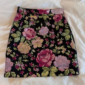 Dolce & Gabbana floral print mini skirt